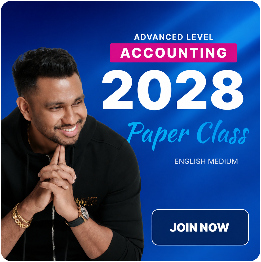 2028 Paper Class - ADVANCED LEVEL ACCOUNTING by Lakshitha Rathnayake